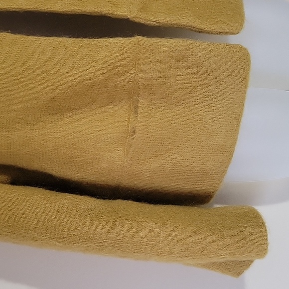Diane von Furstenberg Yellow Mohair Open Cardigan Size Small - Picture 5 of 8